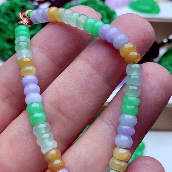 翡翠未镶嵌手链手串