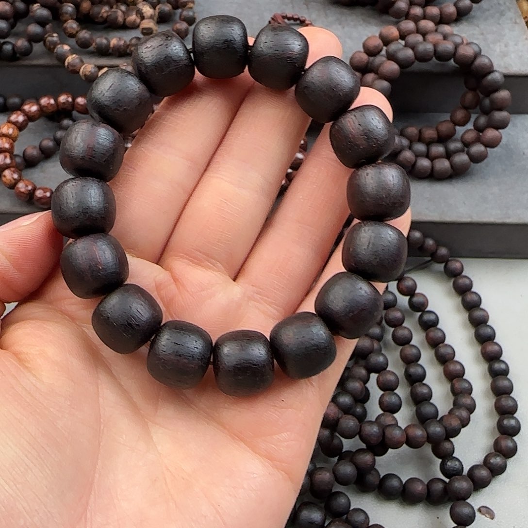 降真香手串/手链13×14紫棋高油高密