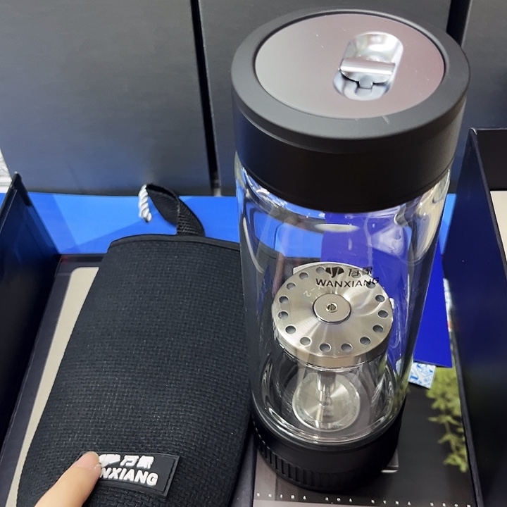 万象单茶水分离u258-410黑杯套