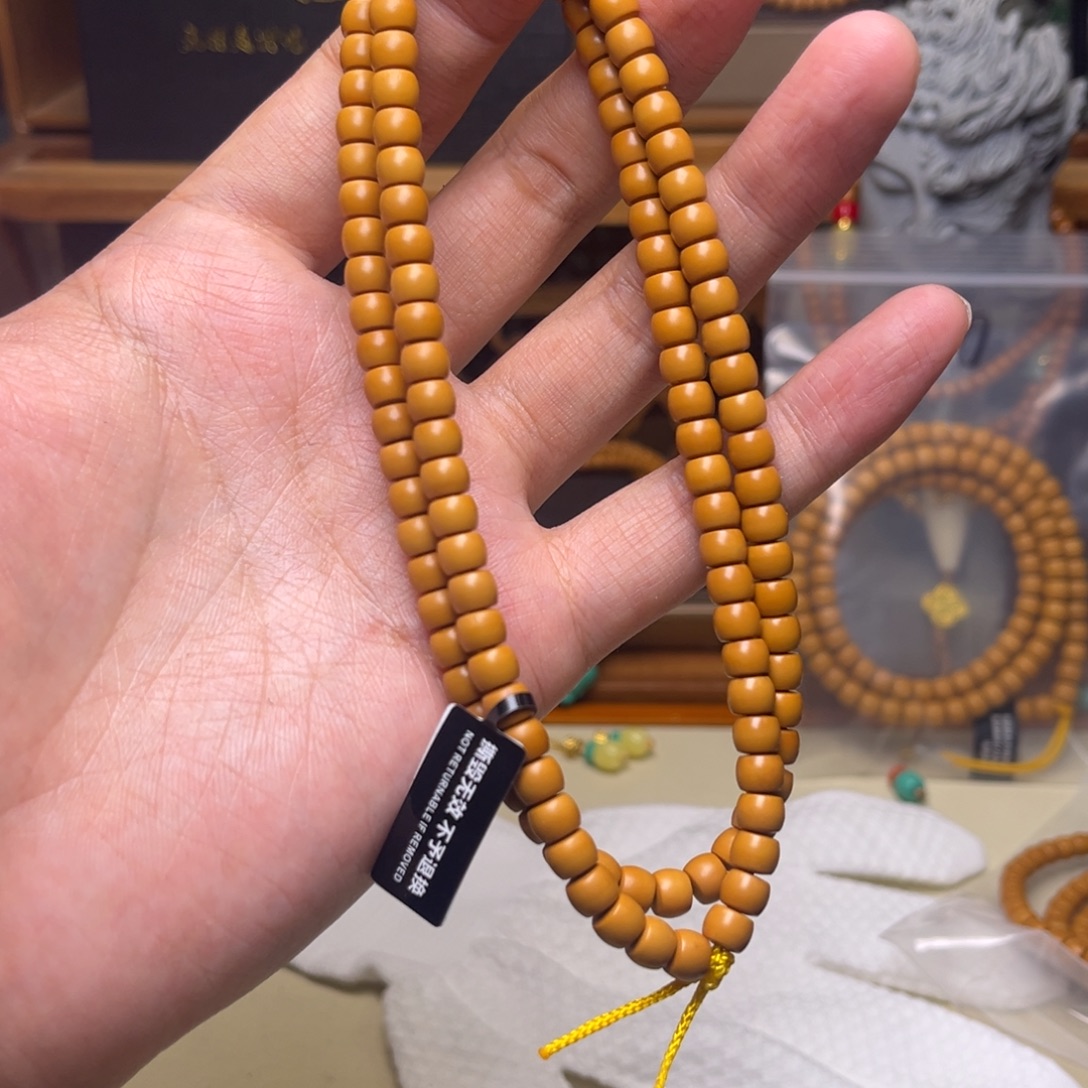 橄榄核手串/手链【听松】sss橄榄核尖素@@长串6.2