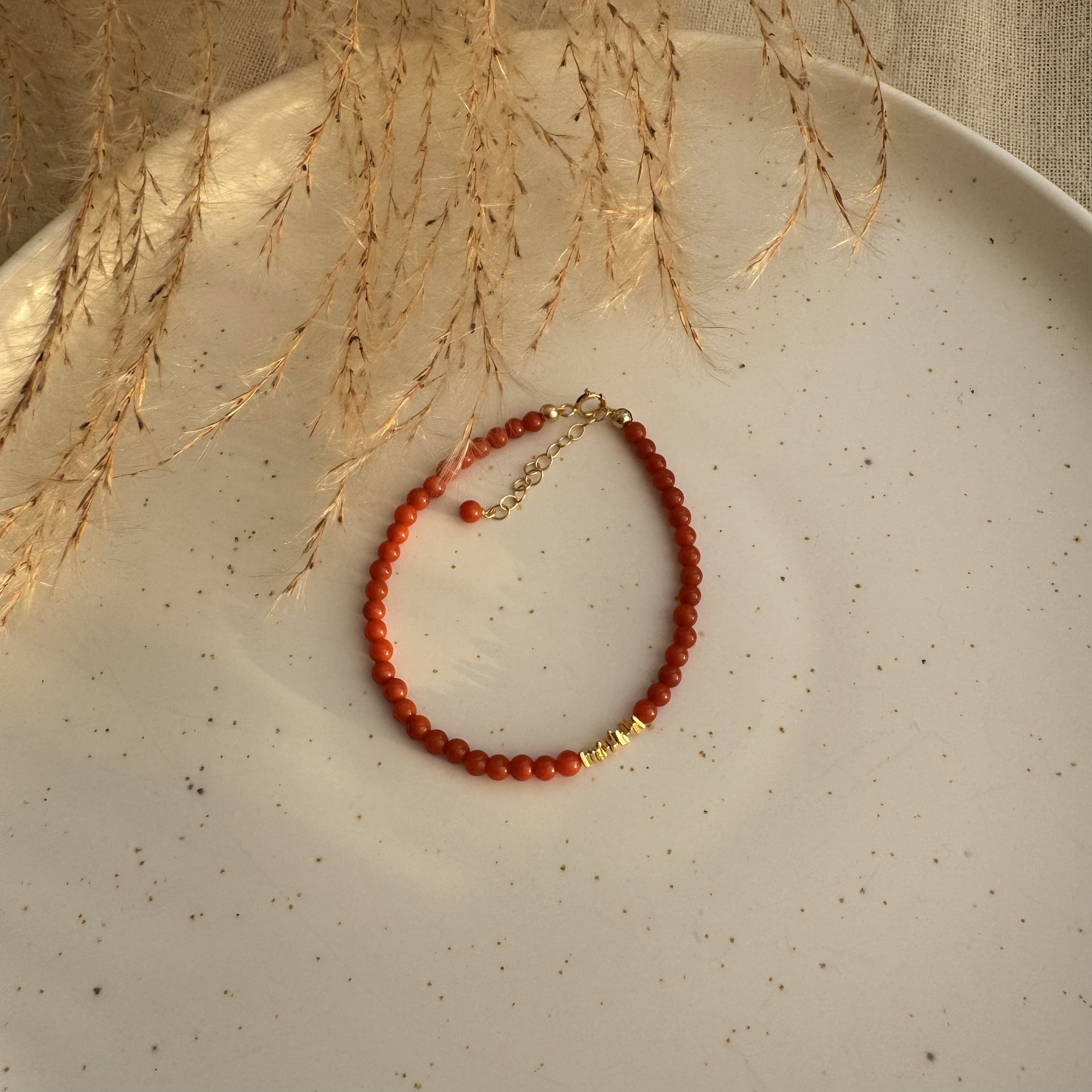 925银手链 【喜柿】 贝西西手作 新中式高级简约小众设计手链项链