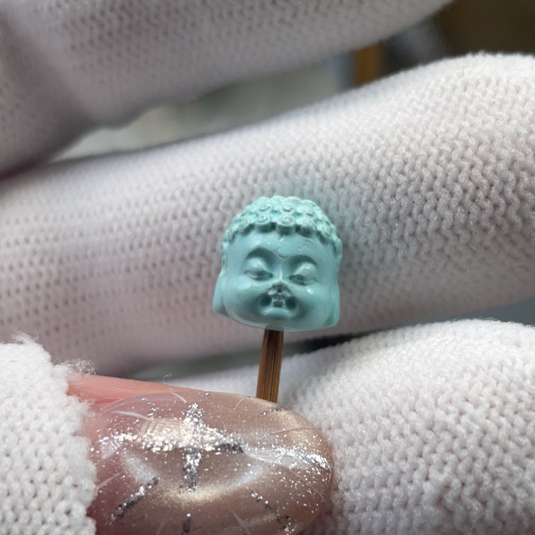 绿松石未镶嵌挂件