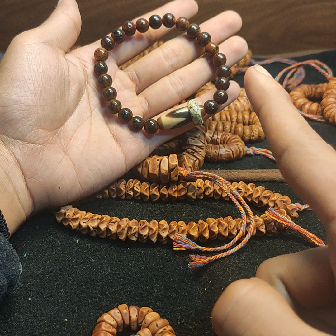 手串星月菩提圆珠原生态