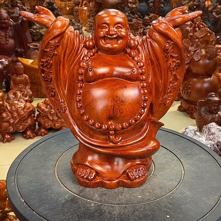 花梨木类小巴花梨木弥勒笑佛