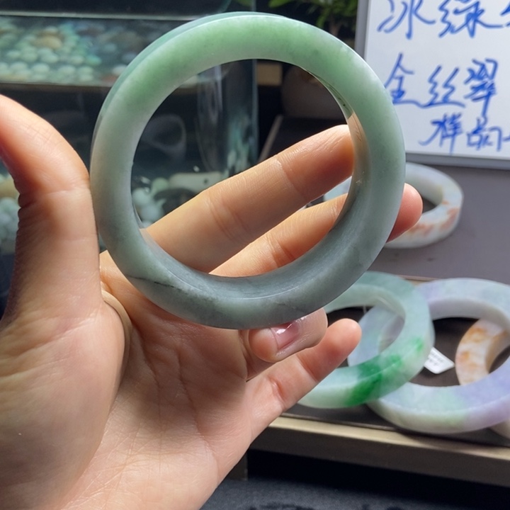 定制翡翠翡翠手镯未镶嵌乐*翡翠手镯