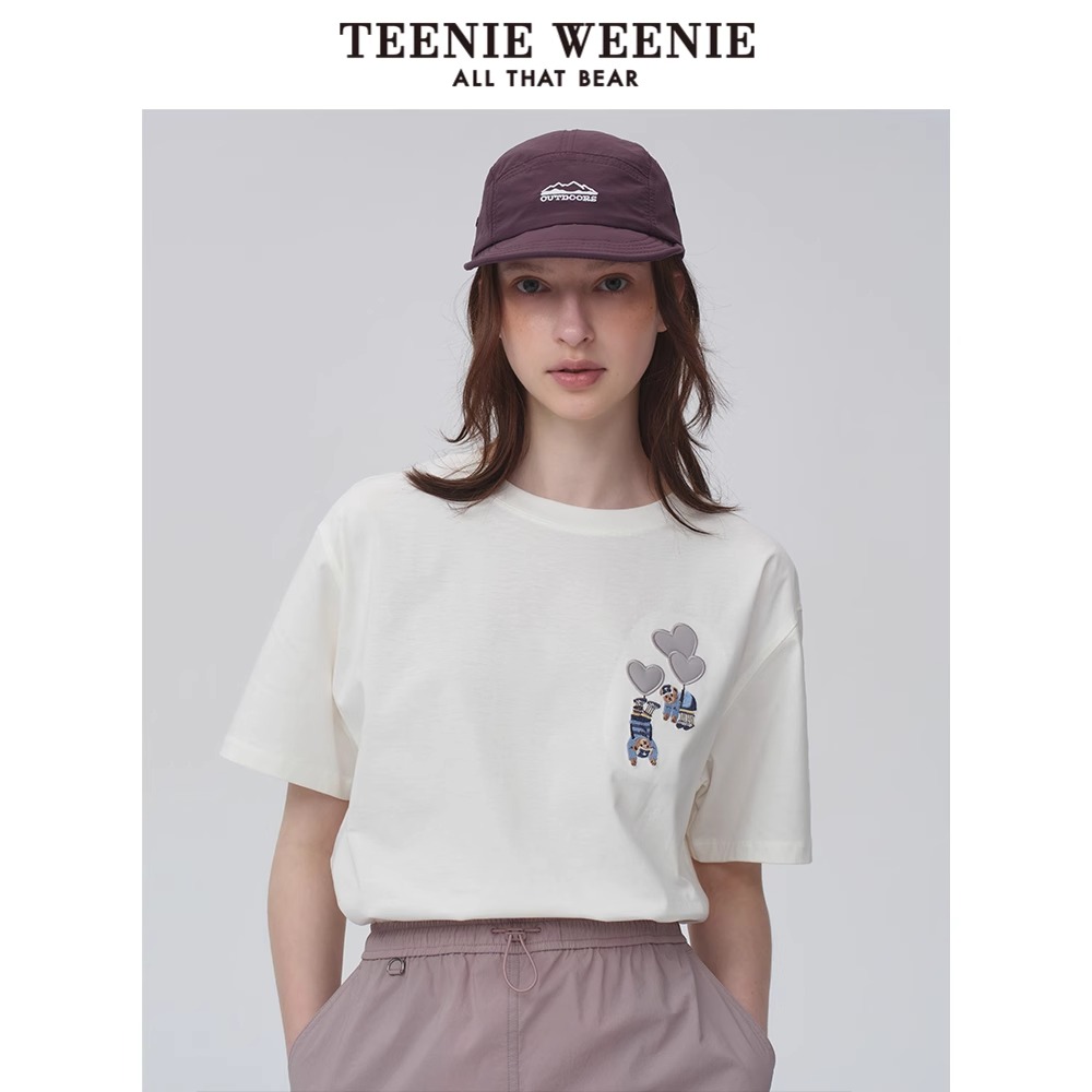 TeenieWeenie小熊T恤25时尚活力清新圆领短袖上衣TTRW26A24A2Z0A