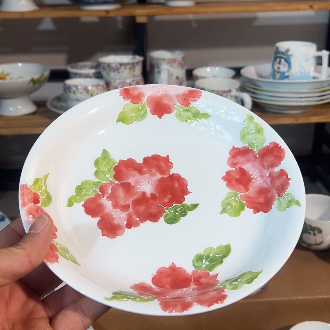 陶瓷景德镇高温釉下陶瓷8寸盘