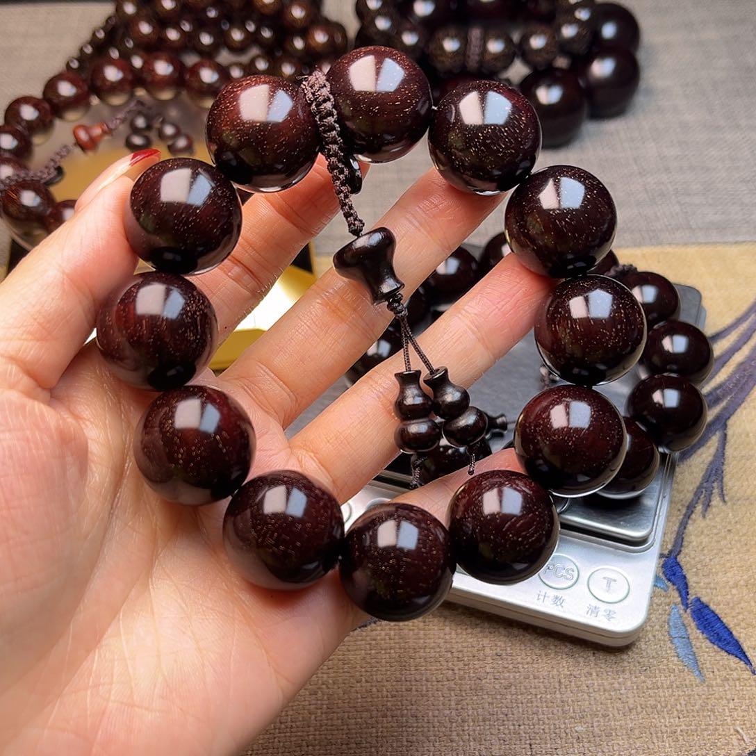 檀香紫檀（小叶紫檀）2.0 12颗满天星