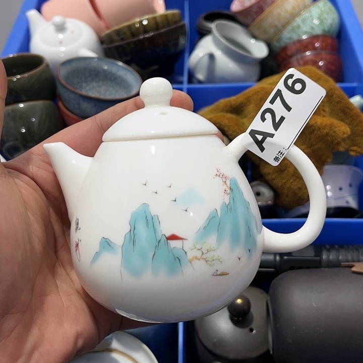 茶具默认微瑕瓷器、茶具、壶、摆件，介意勿