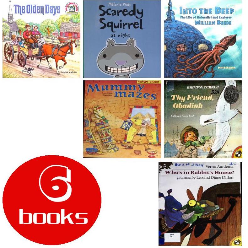 英文原版绘本6本94251030024