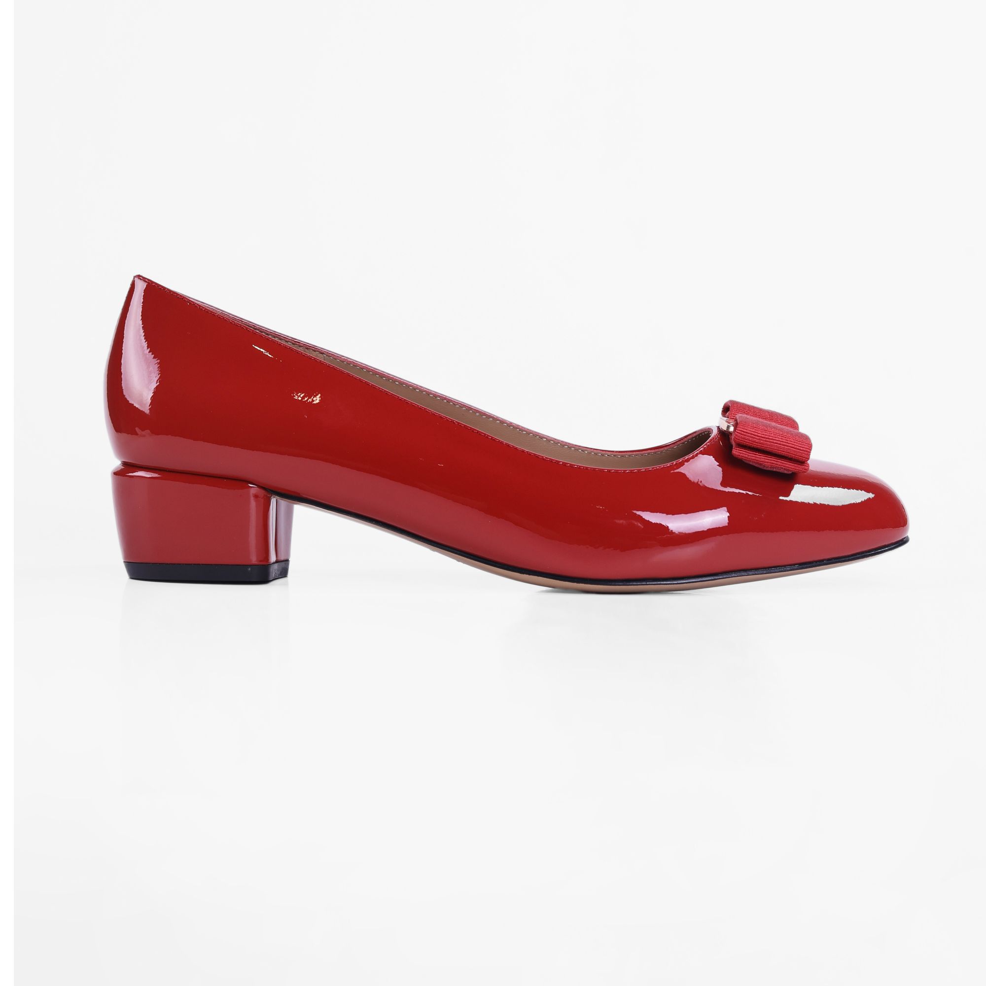 【Y圆头F】3.5cm【中跟】839舒适时尚百搭圆头浅口女士单鞋气质漆皮