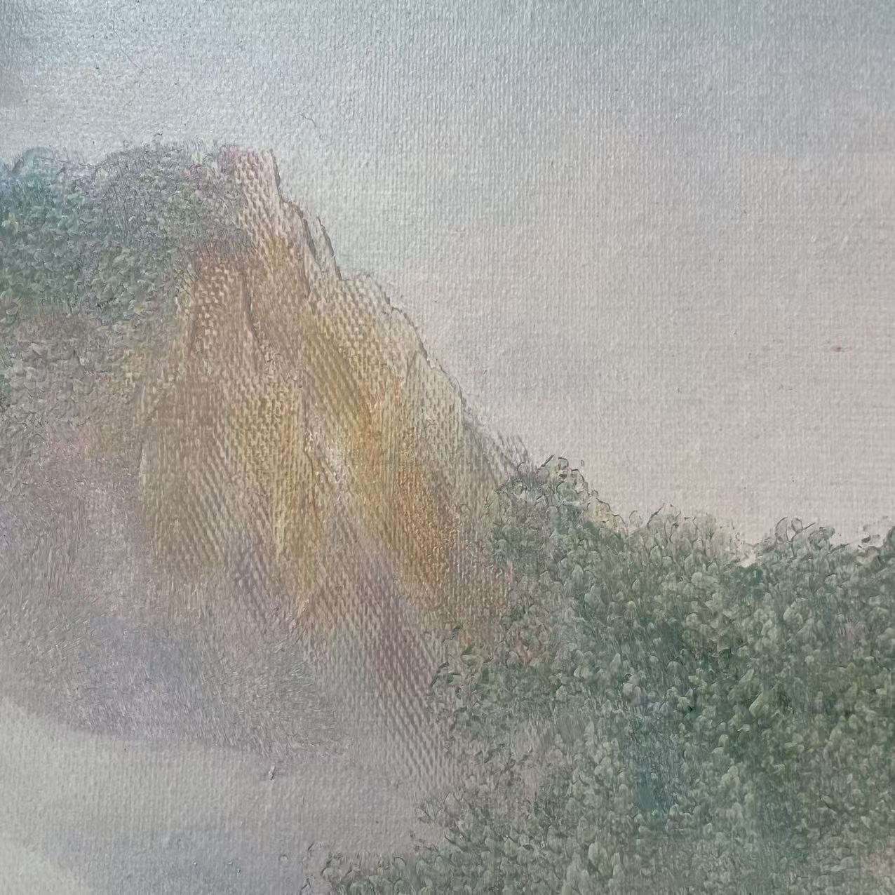 林彦新-山水12.14，约50-60厘米-油画-麻布-I