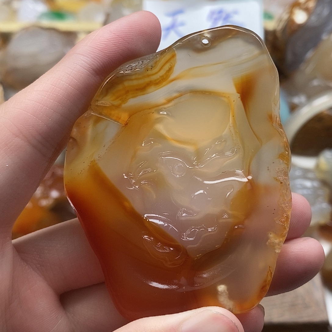 玛瑙/玉髓未镶嵌颈饰