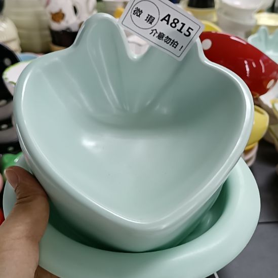 山***花跑单拉黑！No退No换！瑕疵宠物碗-815