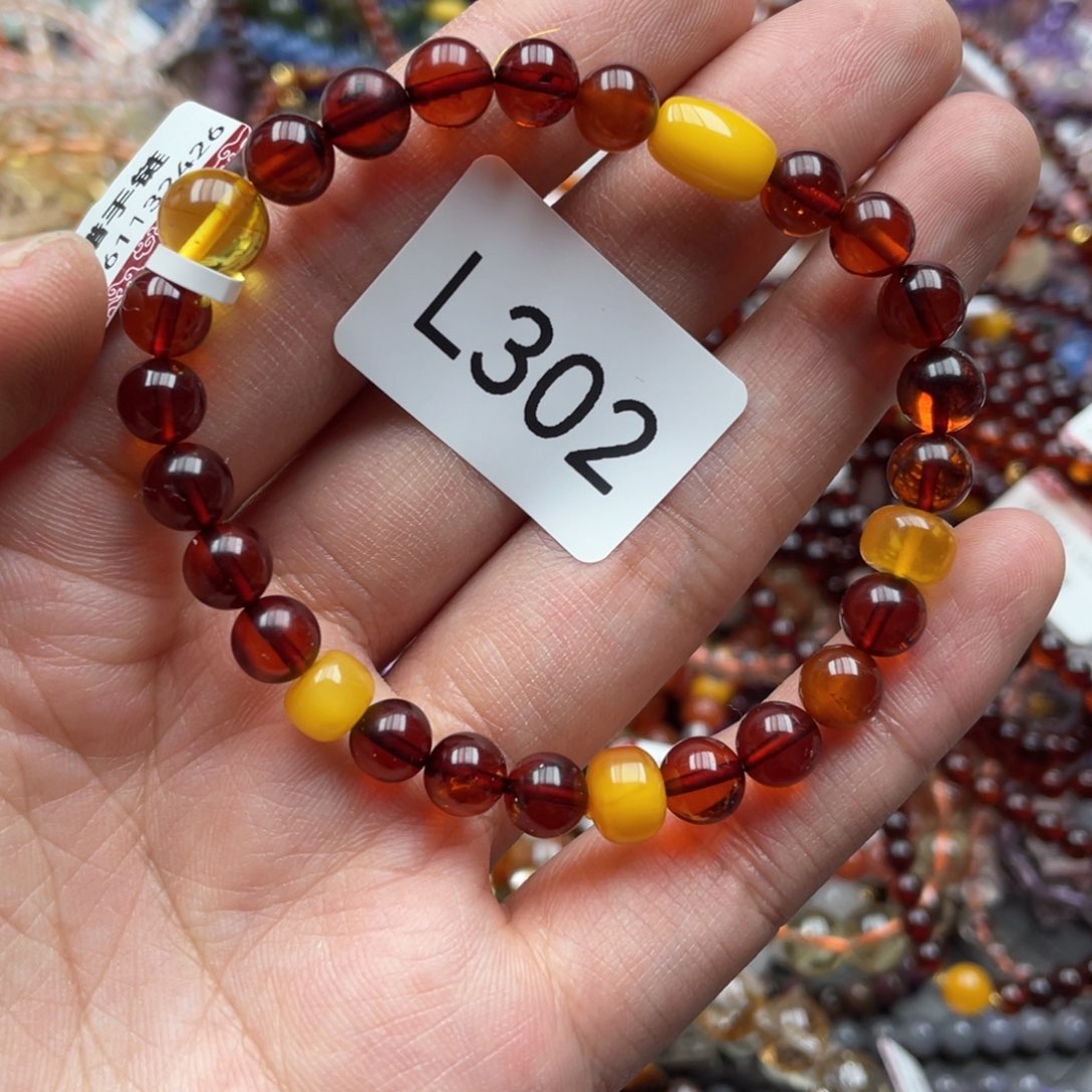 手链琥珀未镶嵌多样性