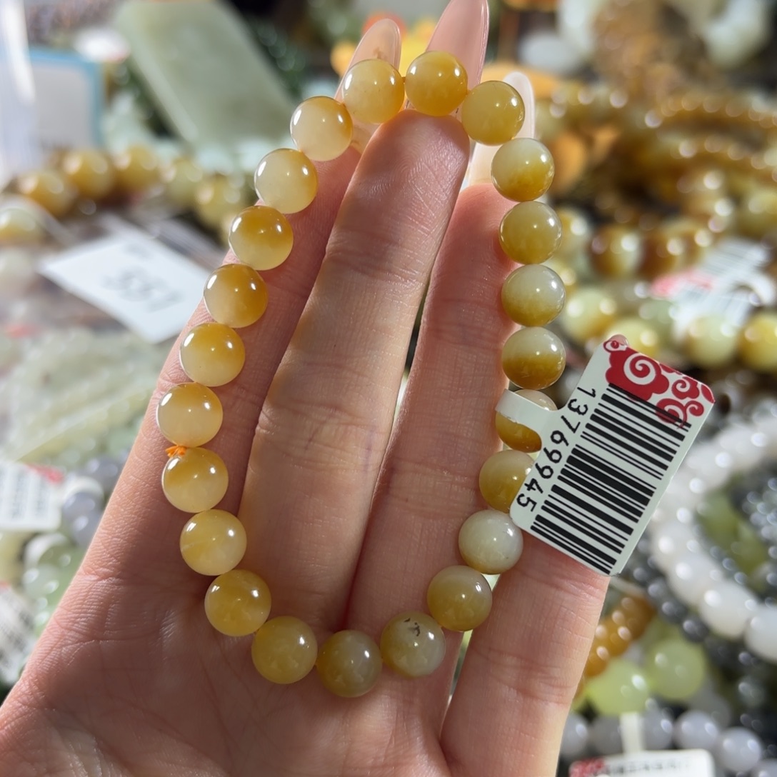 和田玉未镶嵌手链564