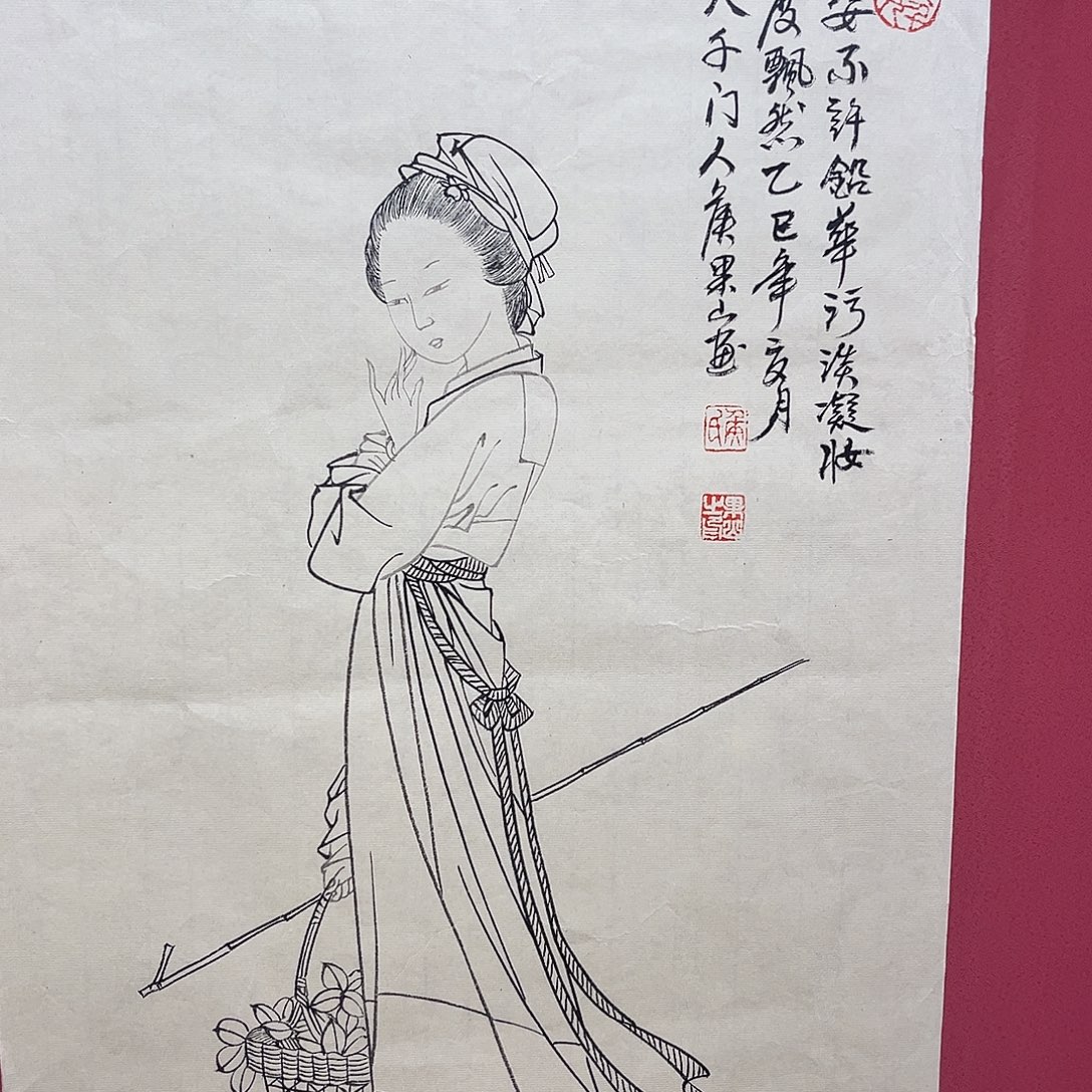 国画侯果山老师国画作品月 