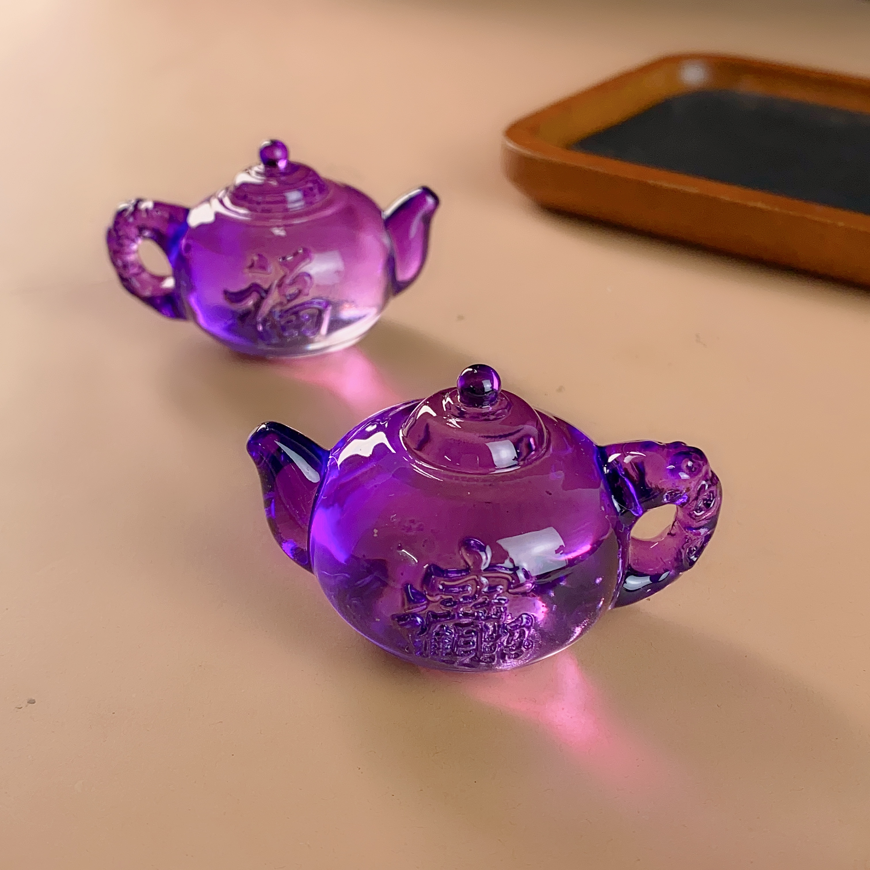 非金属玻璃吊坠  2888/ZY888-627琉璃把把壶摆件/ 多样性发/一件