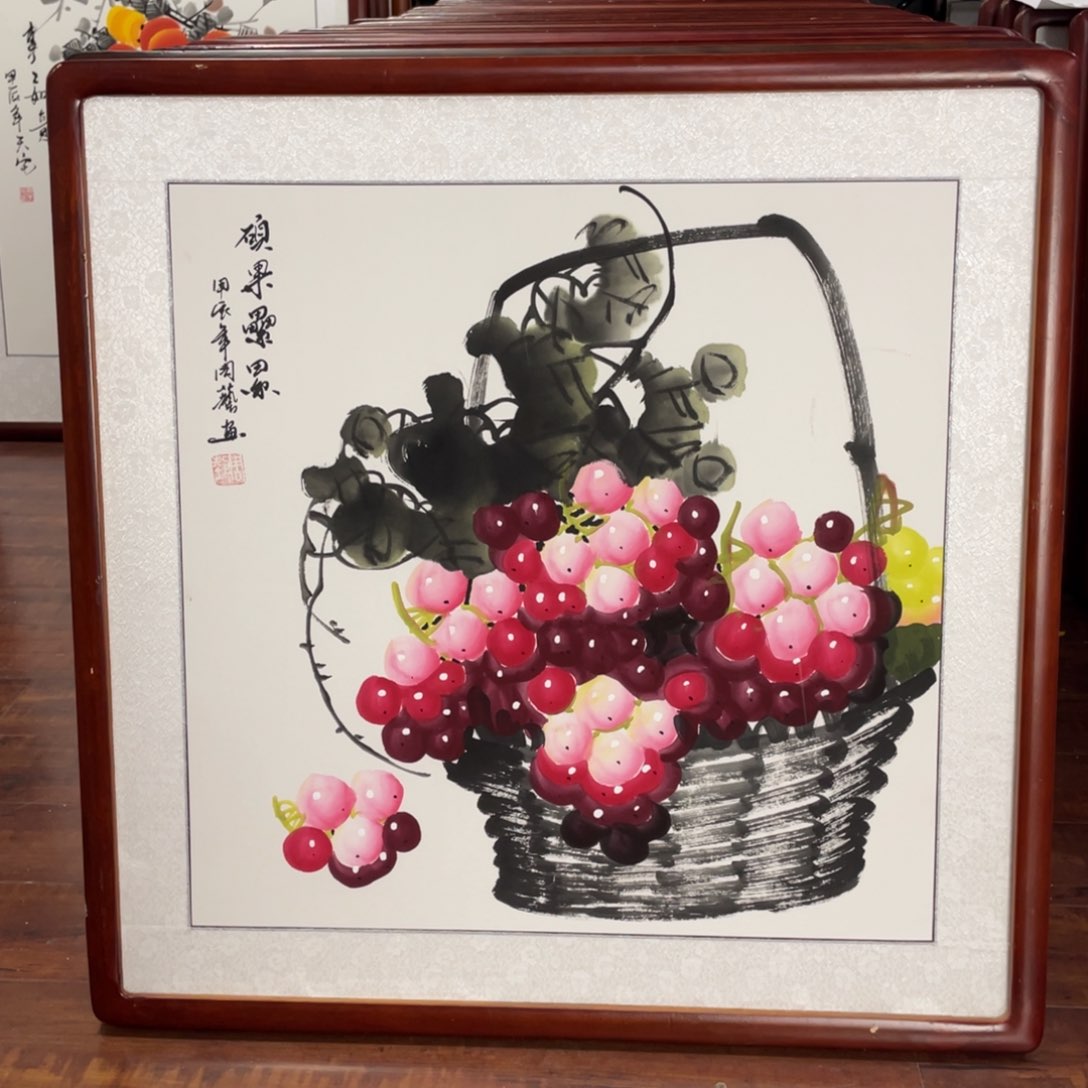 国画带框尺寸63*63厘米