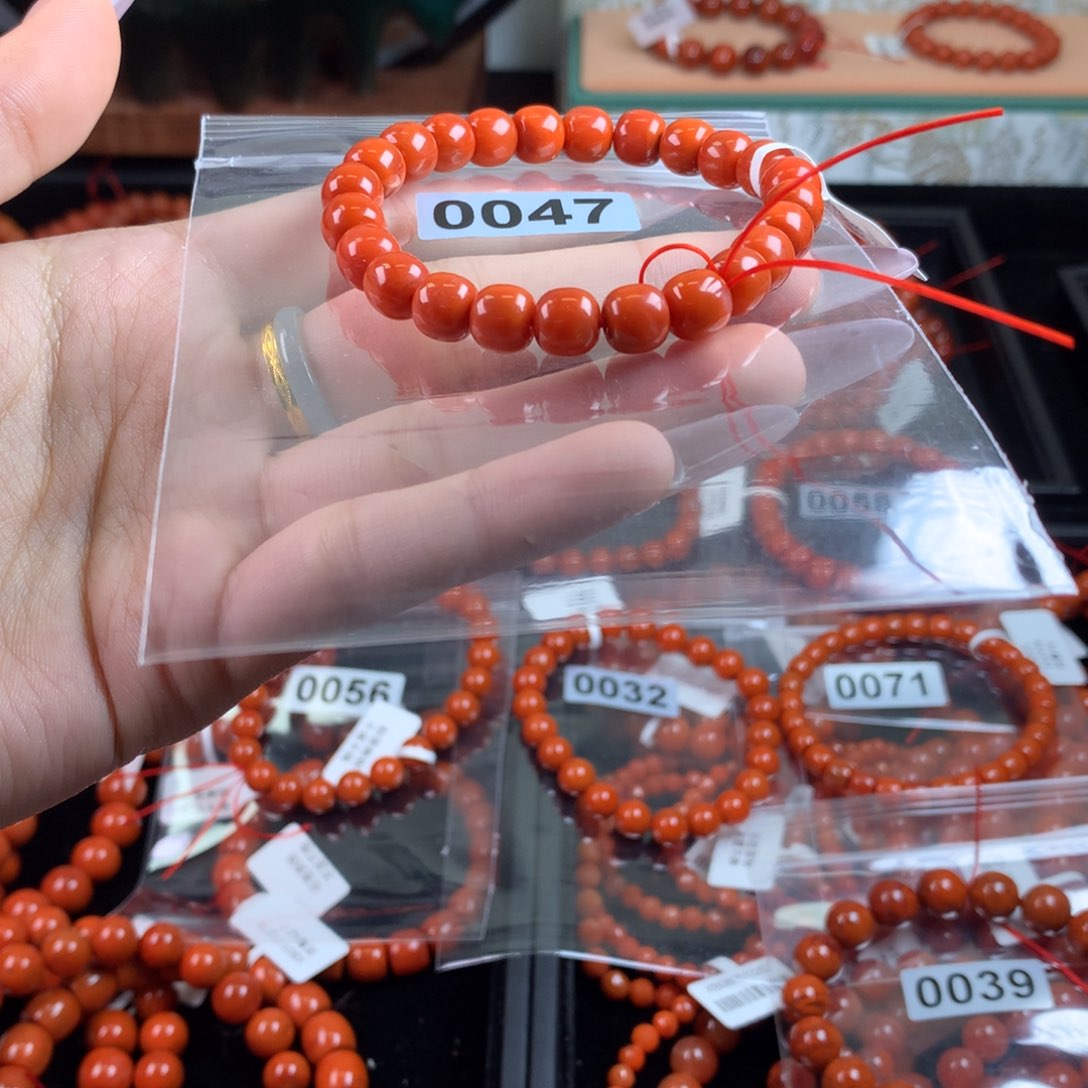 南红玛瑙手链未镶嵌0047