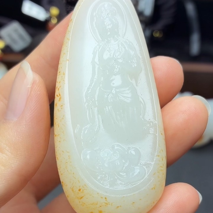 和田玉玉石挂件N1224拍一发一