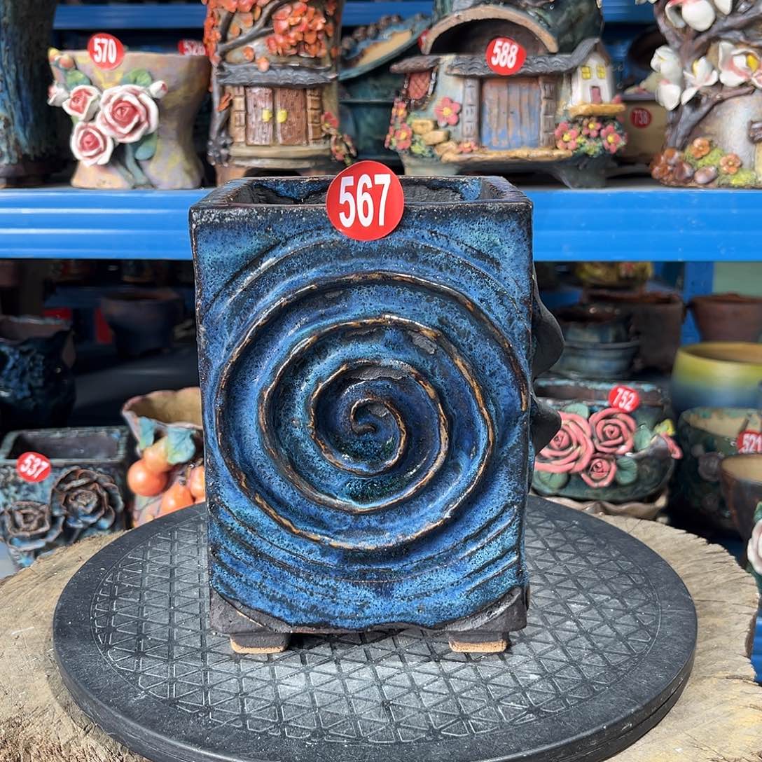 567 号陶然花器手工花盆