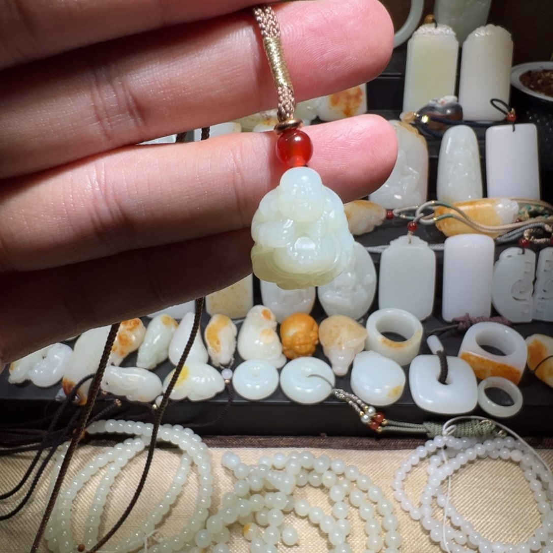 和田玉吊坠(不含链)未镶嵌