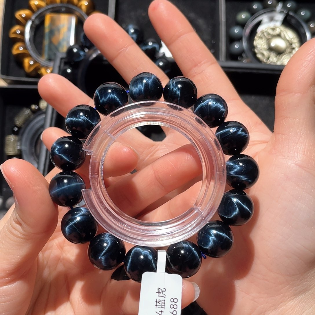 木变石（虎睛石）手链未镶嵌用****孟