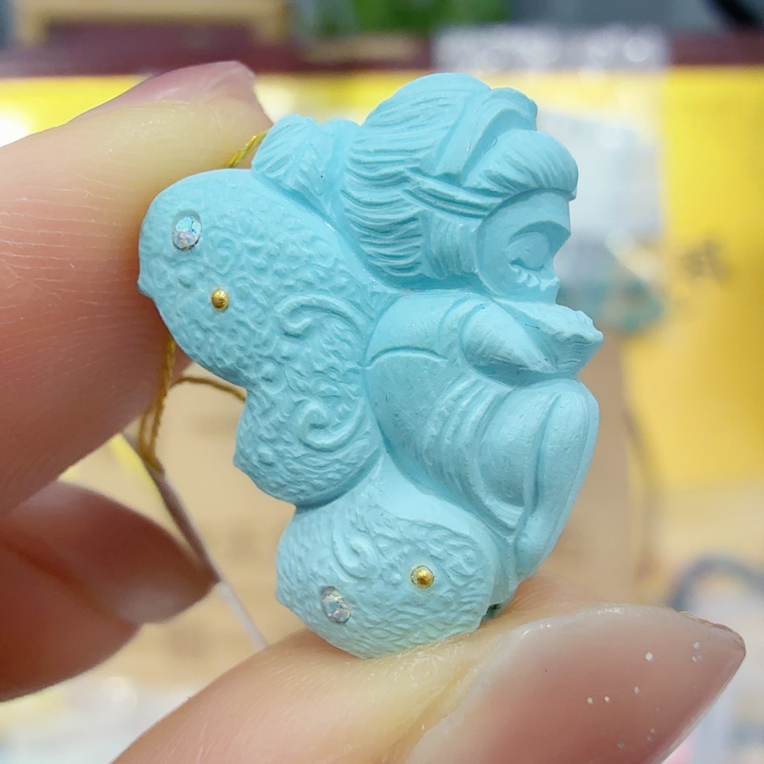 绿松石未镶嵌珠宝奇石