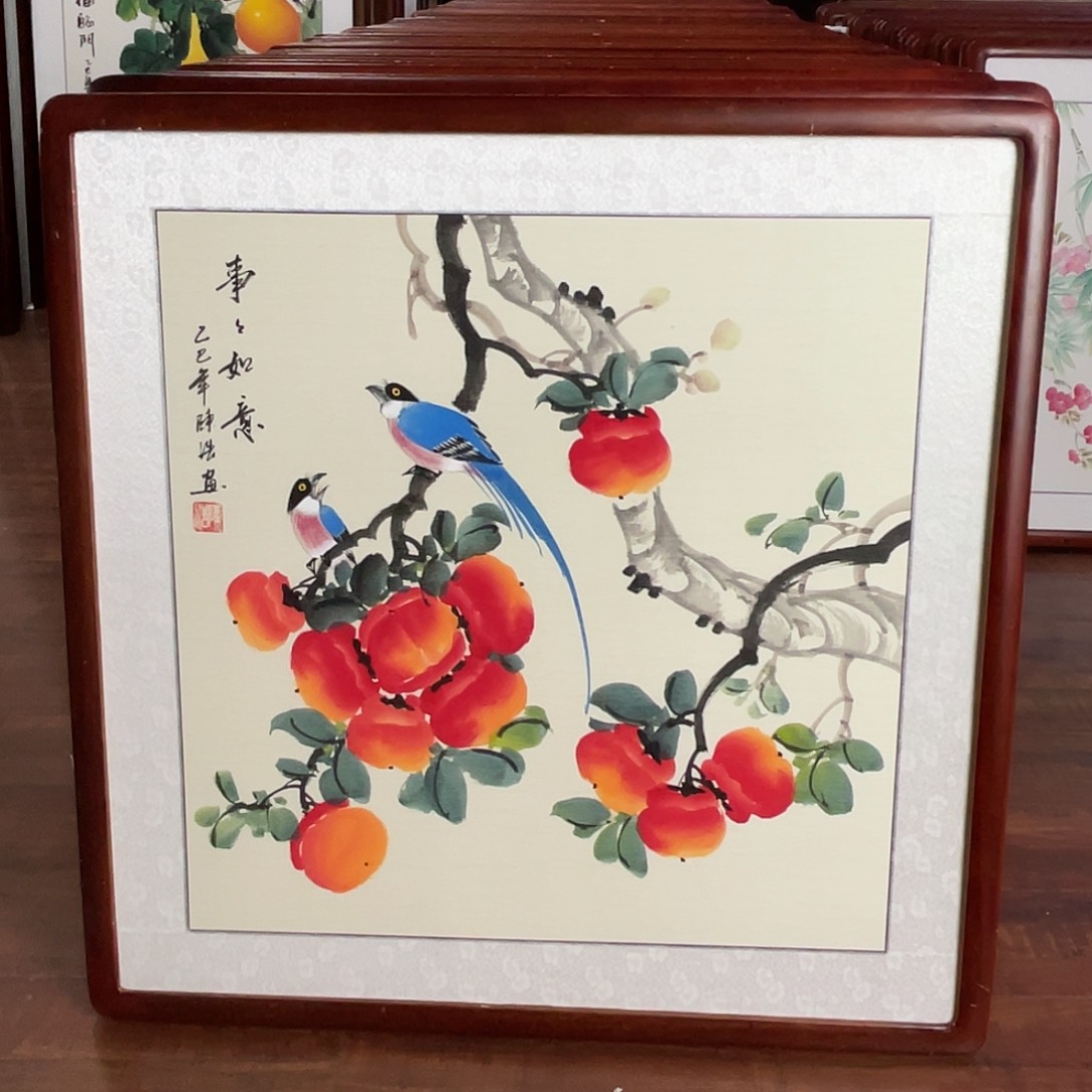 国画带框尺寸63*63厘米