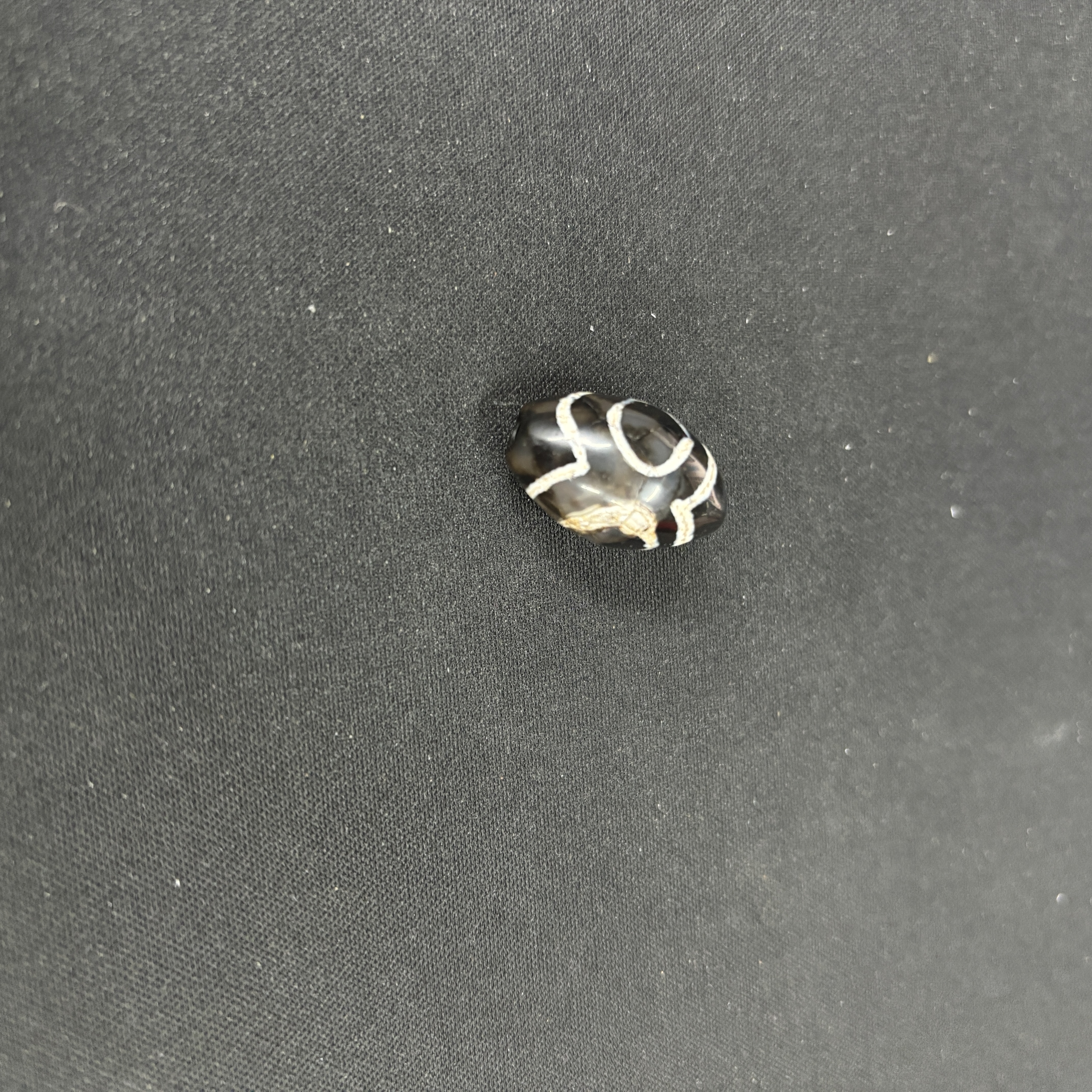 清代天然玛瑙配饰珠-NX