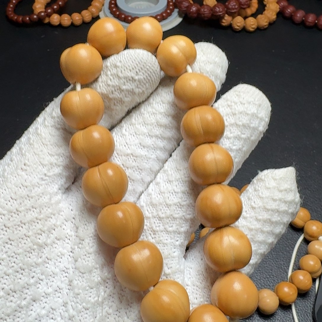 猴头核桃手串大尺寸屁桃瑕疵款