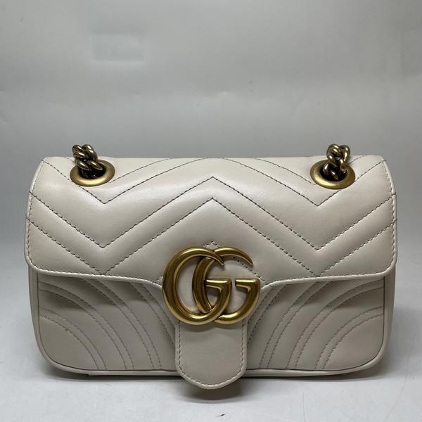 95新 GUCCI/古驰 范大范 马蒙22白金/5244 1837