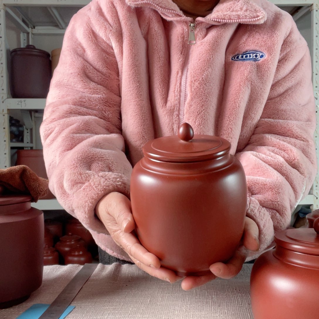 紫砂茶叶罐今天晚上