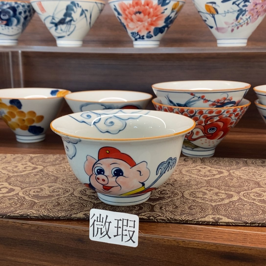 釉下彩手工绘制手工绘制