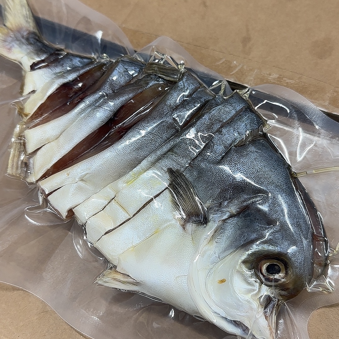 【前记精选】阳江船晒风味金鲳鱼干3条 7两~8两  (1050g)鱼干