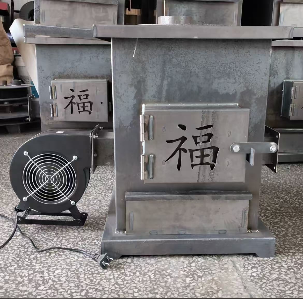 新款柴煤两用热风炉