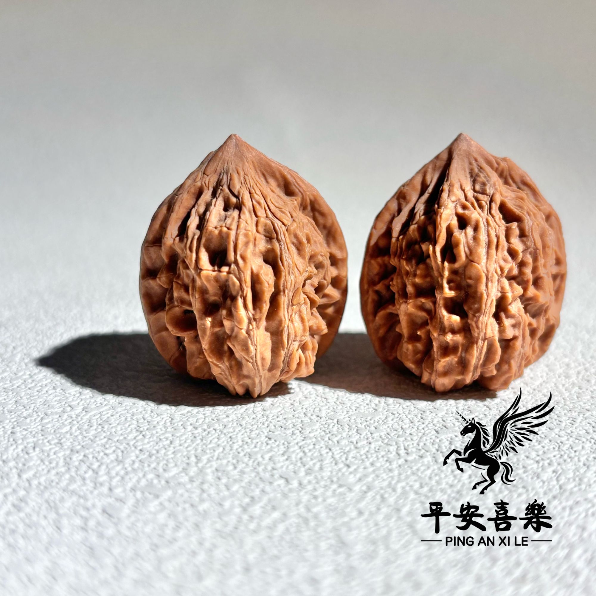 全品无药不动刀山地玲珑文玩核桃白茬骨质好密度高