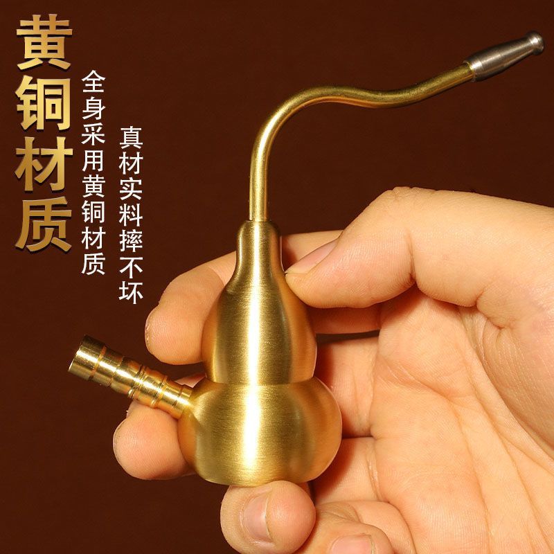 黄铜葫芦 过滤粗中细通用纯铜壶过滤器水斗嘴