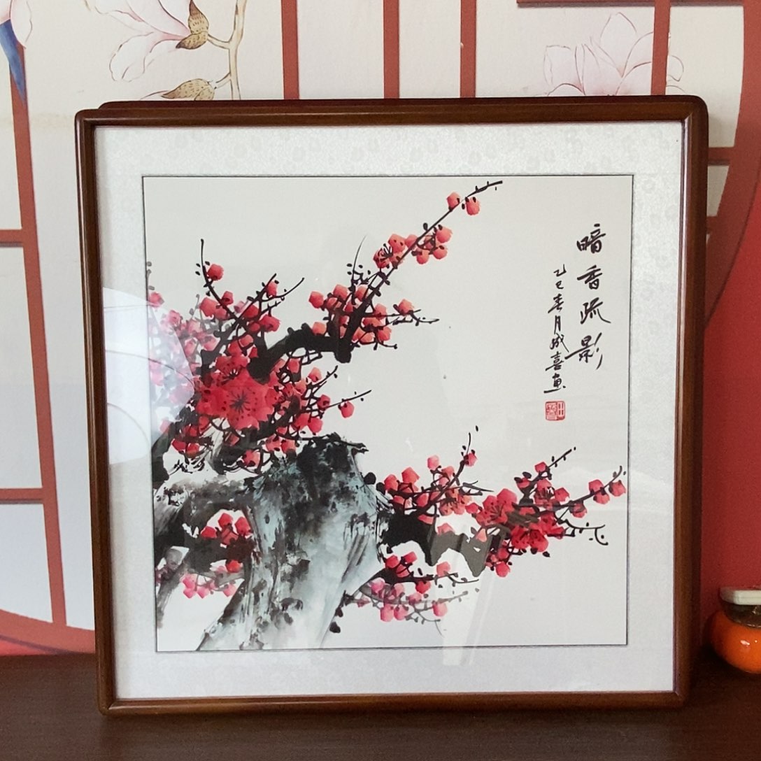 国画手绘国画62✖️62尺寸