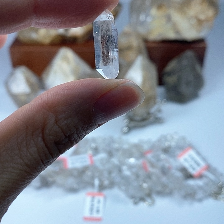 水晶颈饰未镶嵌长条