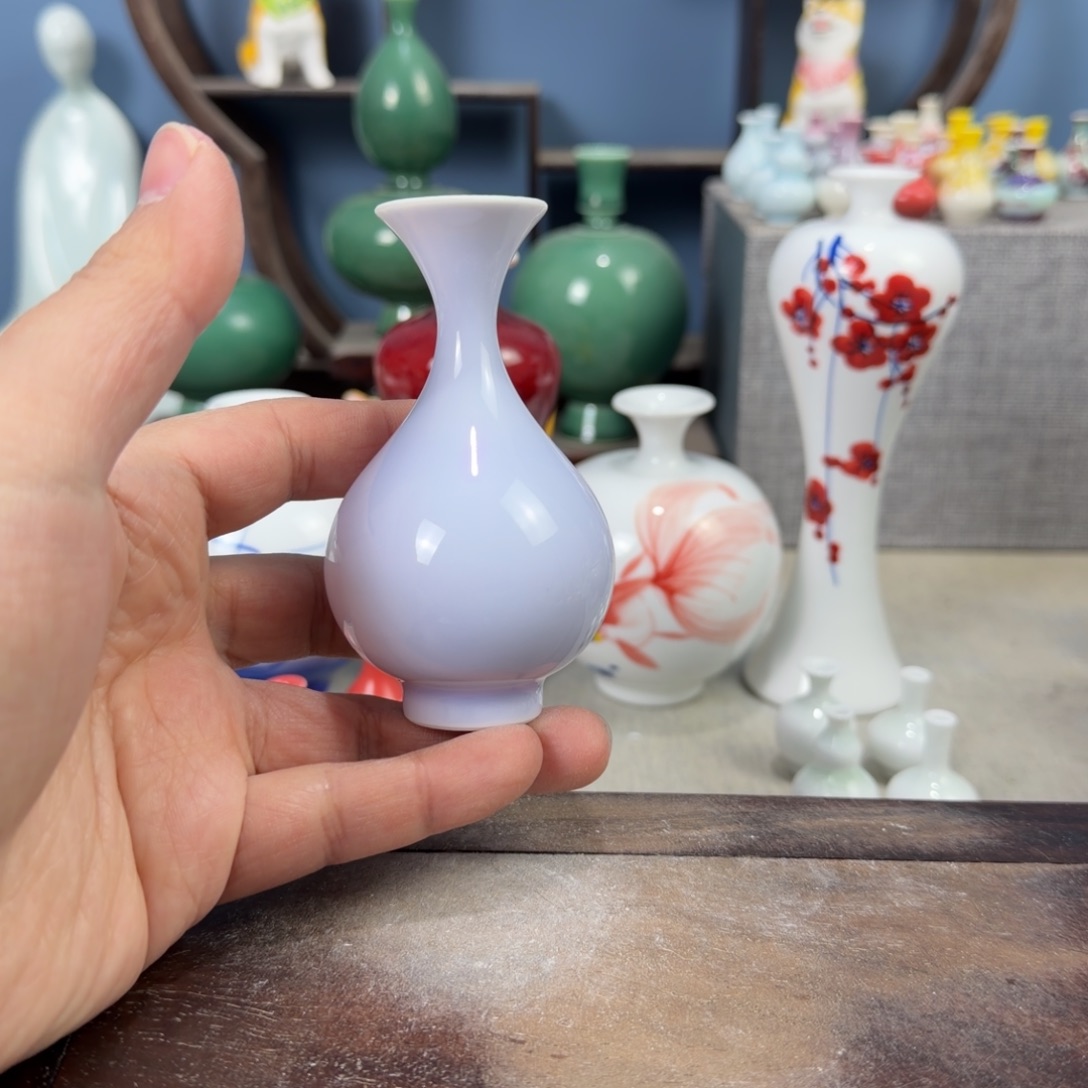 陶瓷手工小花器摆件
