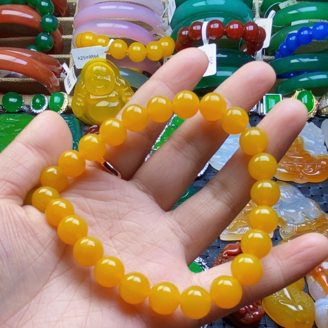玛瑙/玉髓未镶嵌手链卡10