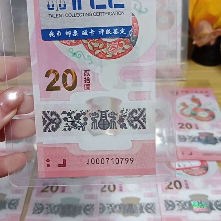 塑料蛇钞如图所示000710799