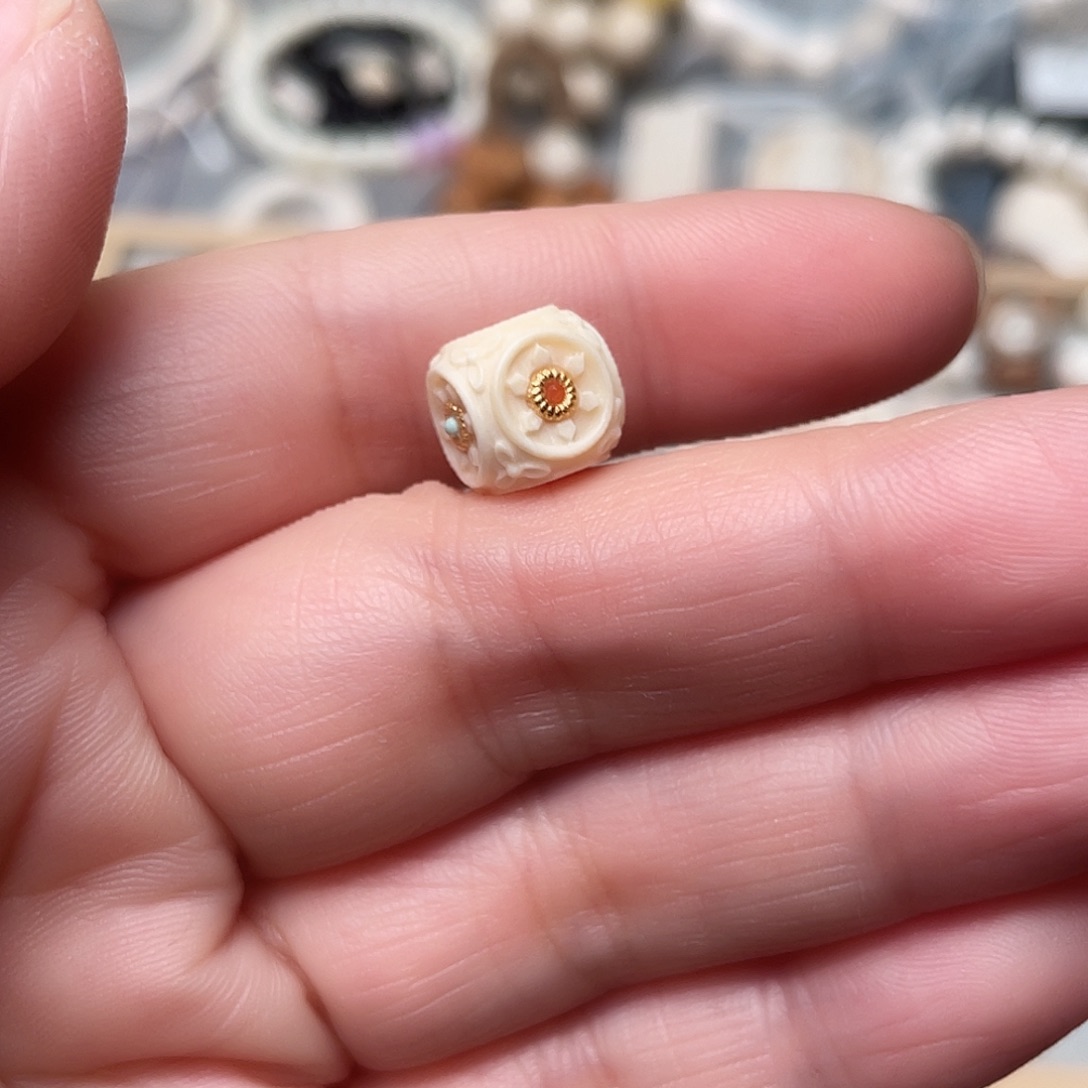 手串/手链/手镯猛犸象牙雕花六方