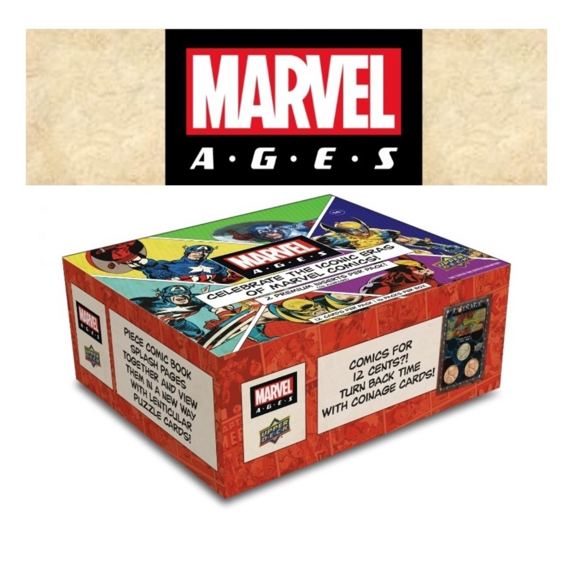 2020 marvel Ages 漫威年度年鉴收藏卡hobby盒（默认代拆