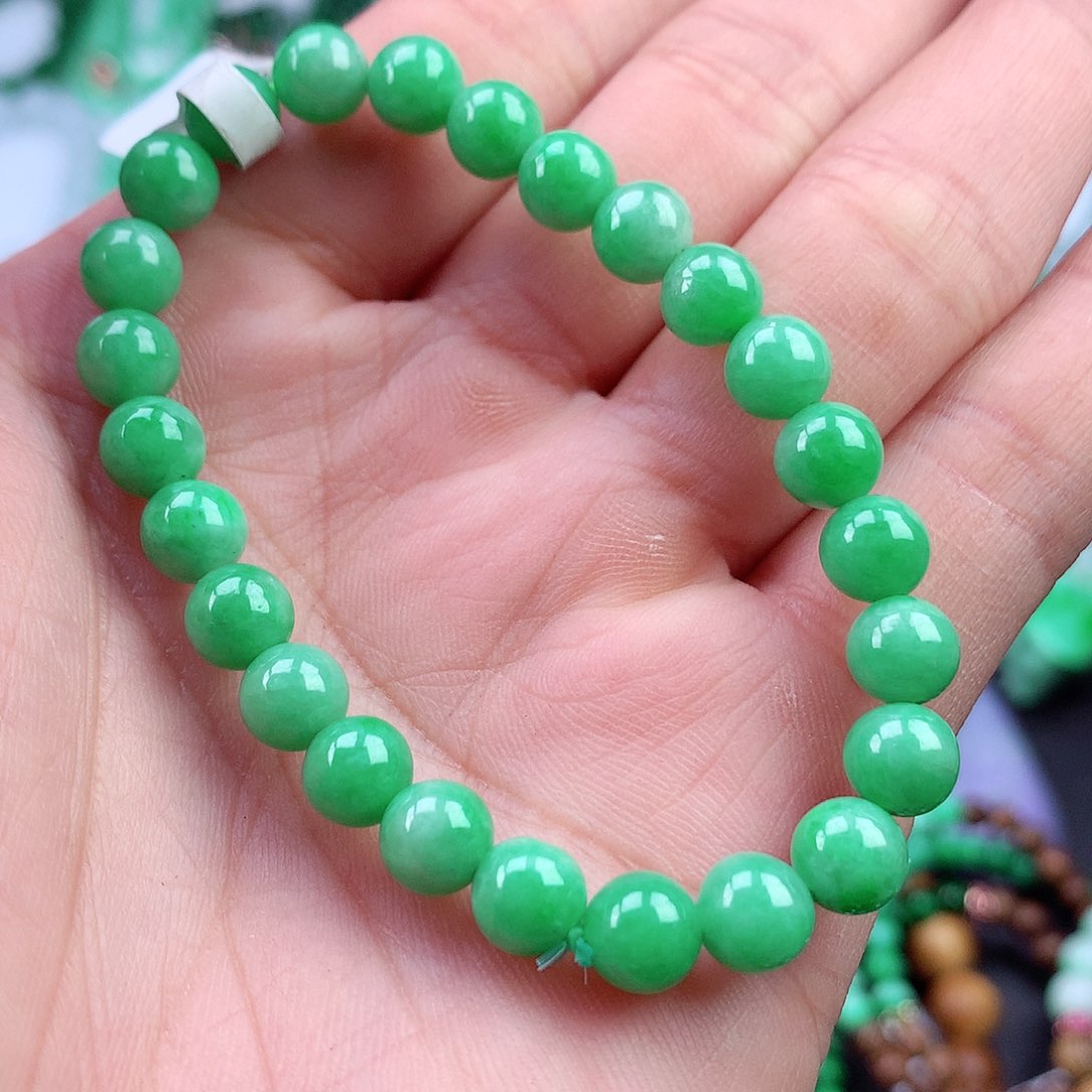 未镶嵌手链翡翠手串