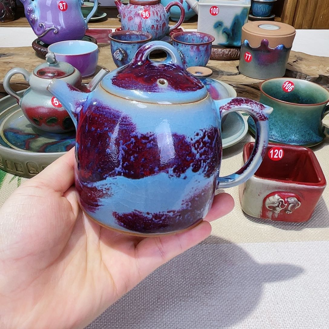 壶禹州钧瓷艺术作品