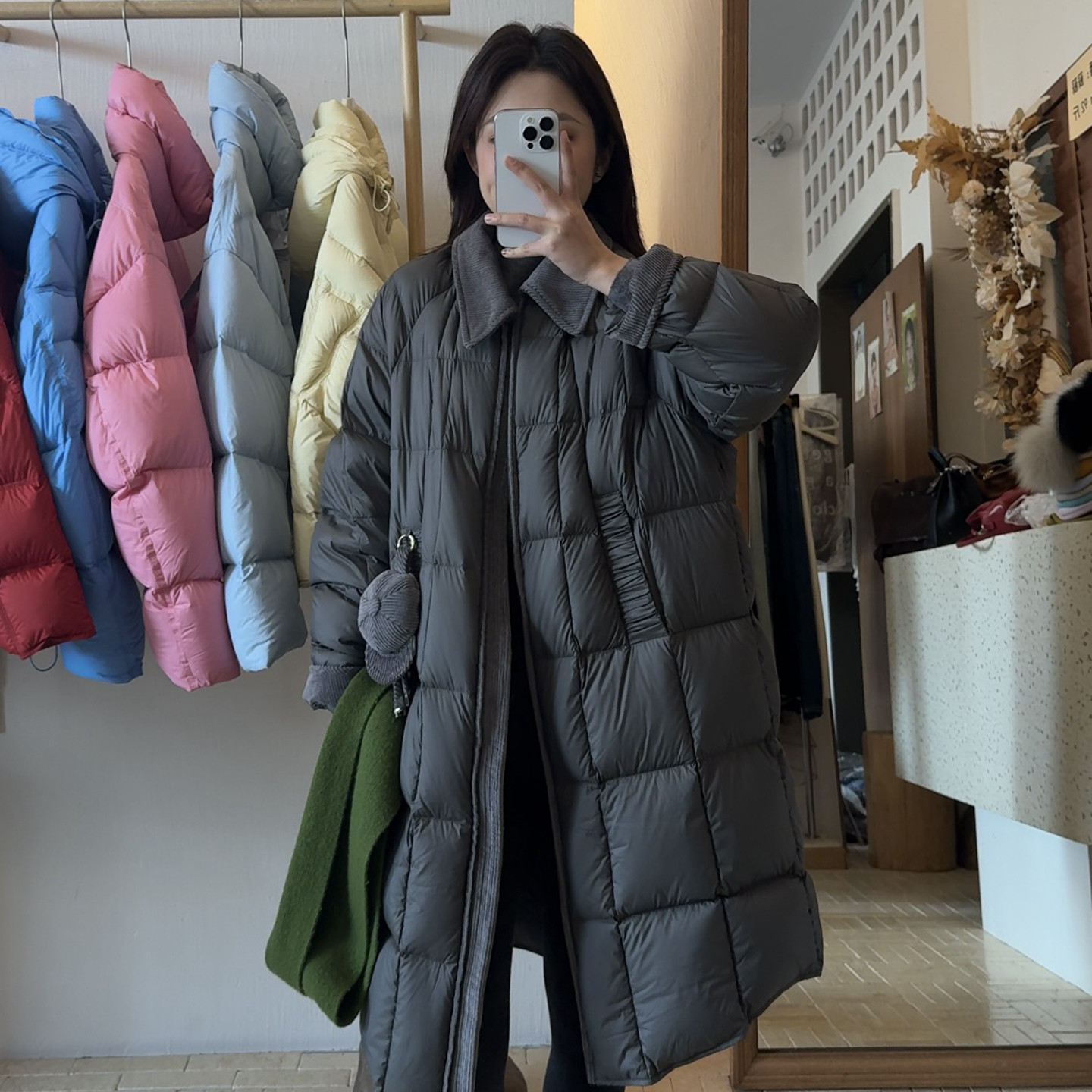 12.28 YY0288韩式长款羽绒服