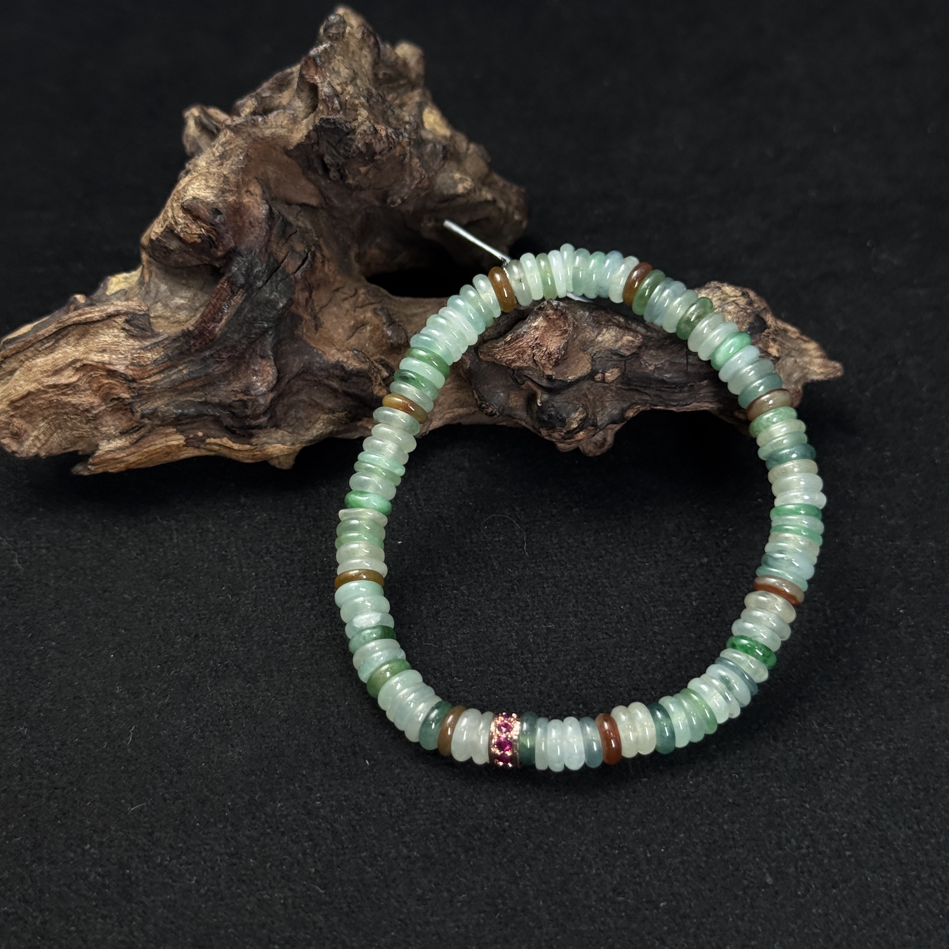 【诚翠拍品第一百一十五期午】翡翠17手串XC7058